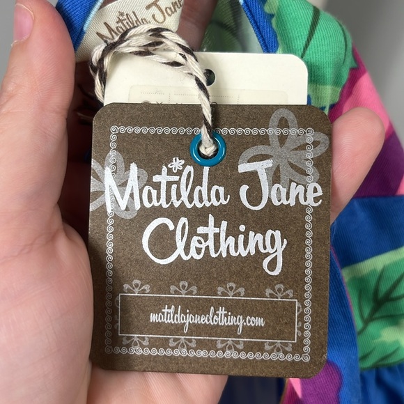 NWT Matilda Jane Dream Weaver Blue Floral Maxi Dress / SZ S - Picture 10 of 11